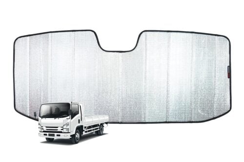 Isuzu N-Series/Q-Series | Nissan Atlas/Elf 6th Generation Front Windscreen Sun Shade (Wide Cab) (2006-2024) - Image 1