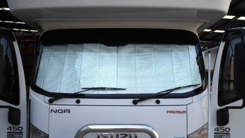 Isuzu N-Series/Q-Series | Nissan Atlas/Elf 6th Generation Front Windscreen Sun Shade (Wide Cab) (2006-2024) - Image 2