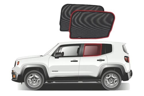 Jeep Renegade Car Rear Window Shades (2014-Present) - Image 1