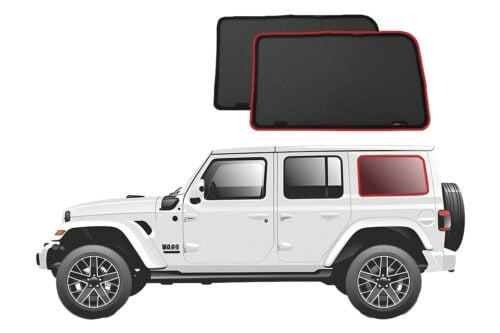 Jeep Wrangler Port Window Shades (JL; 2018-Present)*