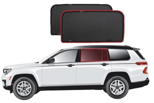 Jeep Grand Cherokee L 5th Generation Car Rear Window Shades (Without Built-in Shades) (WL75; 2021-Present)*