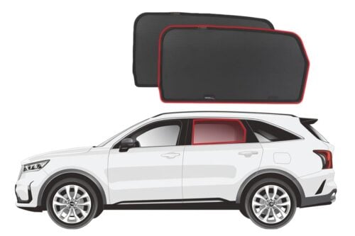 KIA Sorento 3rd Generation Car Rear Window Shades (UM; 2015-2020) - Image 1