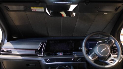 KIA Rio Hatchback/Sedan 4th Generation Front Windscreen Sun Shade (YB; 2016-2023) - Image 3