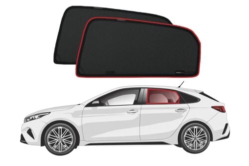 KIA Cerato/K3/Forte Hatchback 4th Generation Car Rear Window Shades (BD; 2018-2024) - Image 1