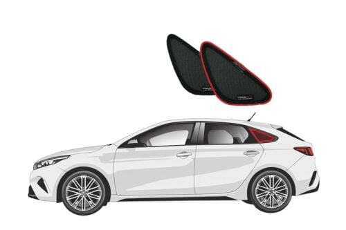 KIA Cerato/K3/Forte Hatchback 4th Generation Port Window Shades (BD; 2018-2024)