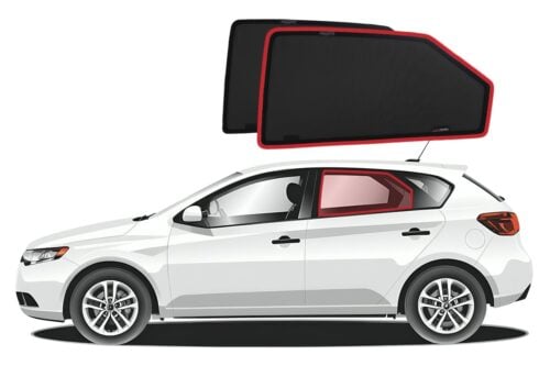 KIA Cerato Hatchback 2nd Generation Car Rear Window Shades (TD; 2008-2013) - Image 1