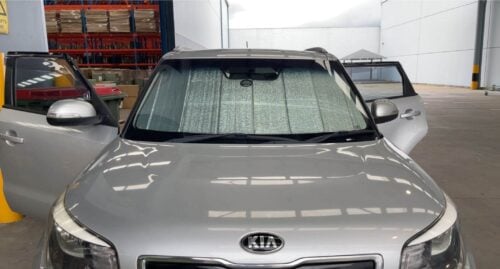 KIA Soul 2nd Generation Front Windscreen Sun Shade (PS; 2013-2019) - Image 2