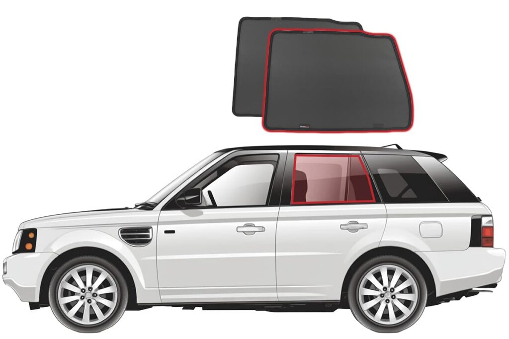 Land Rover Range Rover Sport 1st Generation Car Rear Window Snap Shades ...