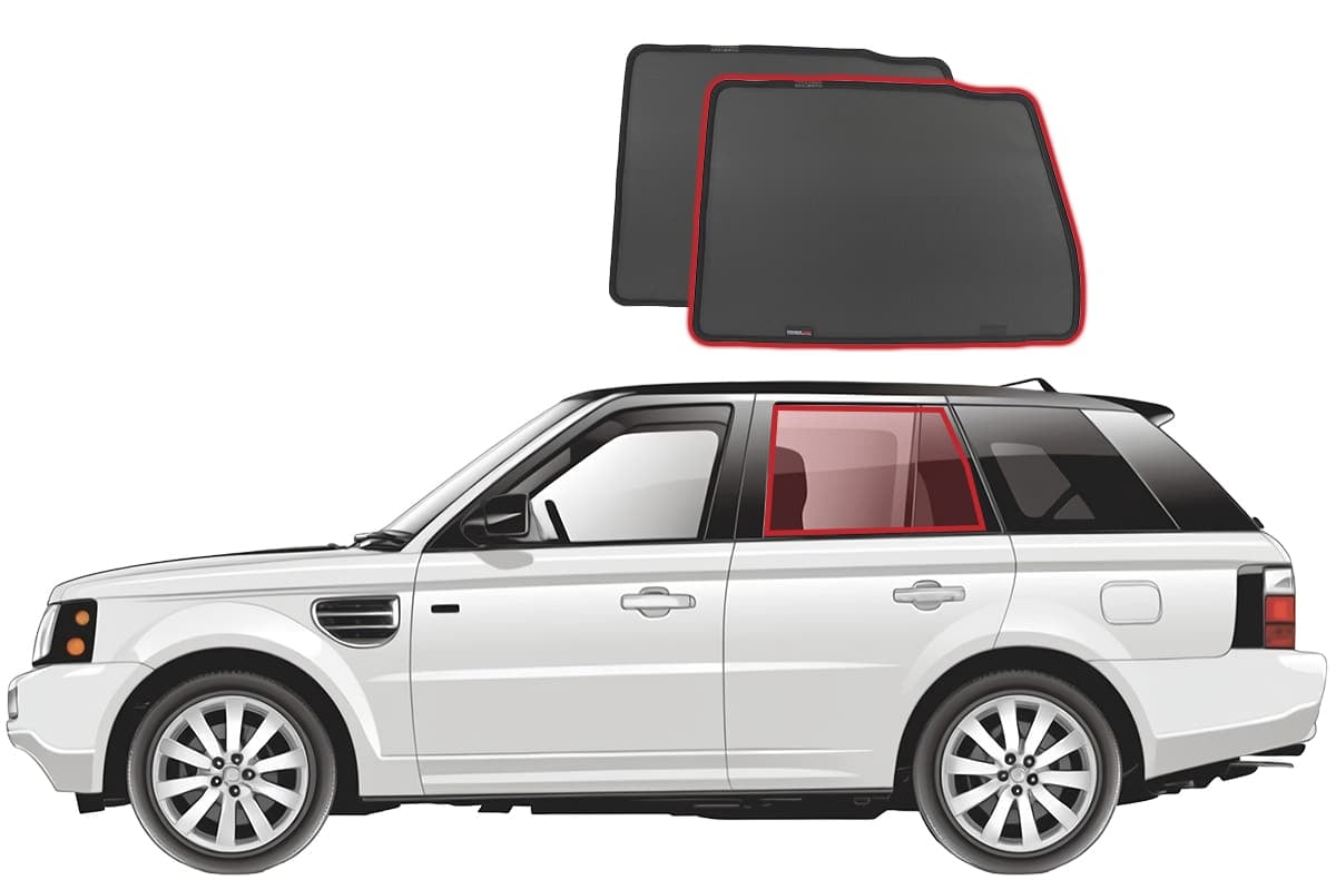 Land Rover Range Rover Sport 1st Generation Car Rear Window Snap Shades ...