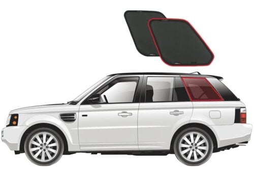 Land Rover Range Rover Sport 1st Generation Port Window Shades (L320; 2005-2013)