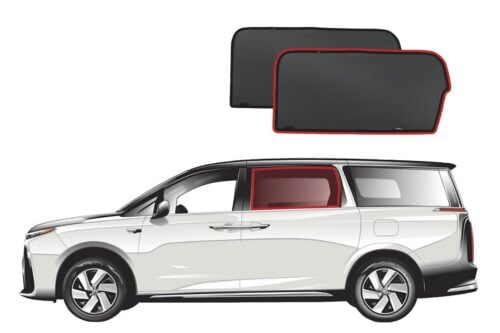 LDV Mifa/Mifa 9 | Maxus G90 | MG Maxus 9 Car Rear Window Shades (2021-Present)* - Image 1