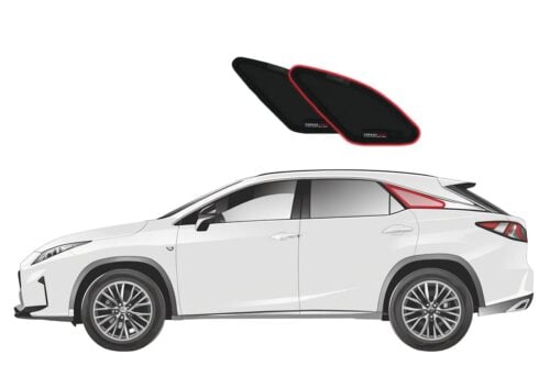 Lexus RX 4th Generation Port Window Shades (AL20; 2015-2022)
