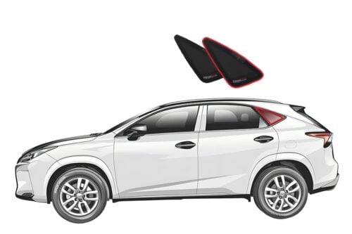 Lexus NX 1st Generation Port Window Shades (AZ10; 2014-2021)