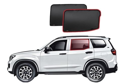 Mahindra Scorpio 2nd Generation Car Rear Window Shades (Z101; 2022-Present) - Image 1