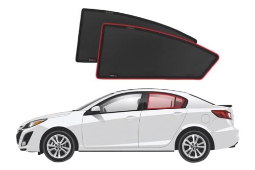 Mazda 3 Sedan 2nd Generation Car Rear Window Shades (BL; 2009-2013) - Image 1