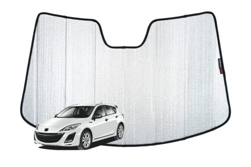 Mazda 3 Hatchback/Sedan 2nd Generation Front Windscreen Sun Shade (BL; 2009-2013) - Image 1
