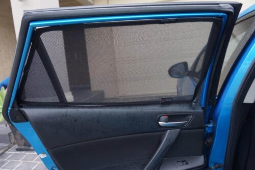 Mazda 3 Hatchback 2nd Generation Car Rear Window Shades (BL; 2009-2013) - Image 4