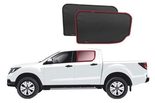 Mazda BT50 2nd Generation Car Rear Window Shades (UP/UR; 2011-2020) - Image 1