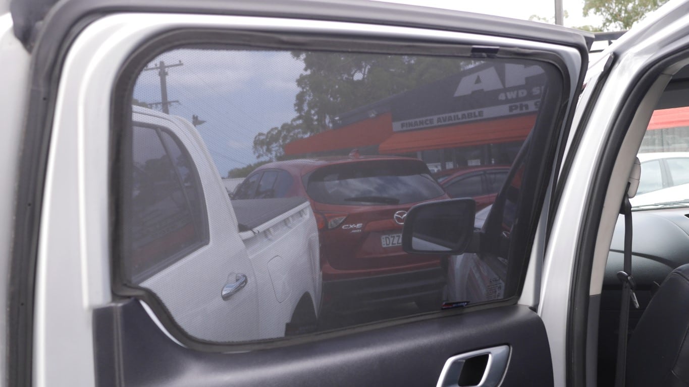 Mazda BT50 2nd Generation Car Rear Window Snap Shades (UP/UR; 2011-2020 ...