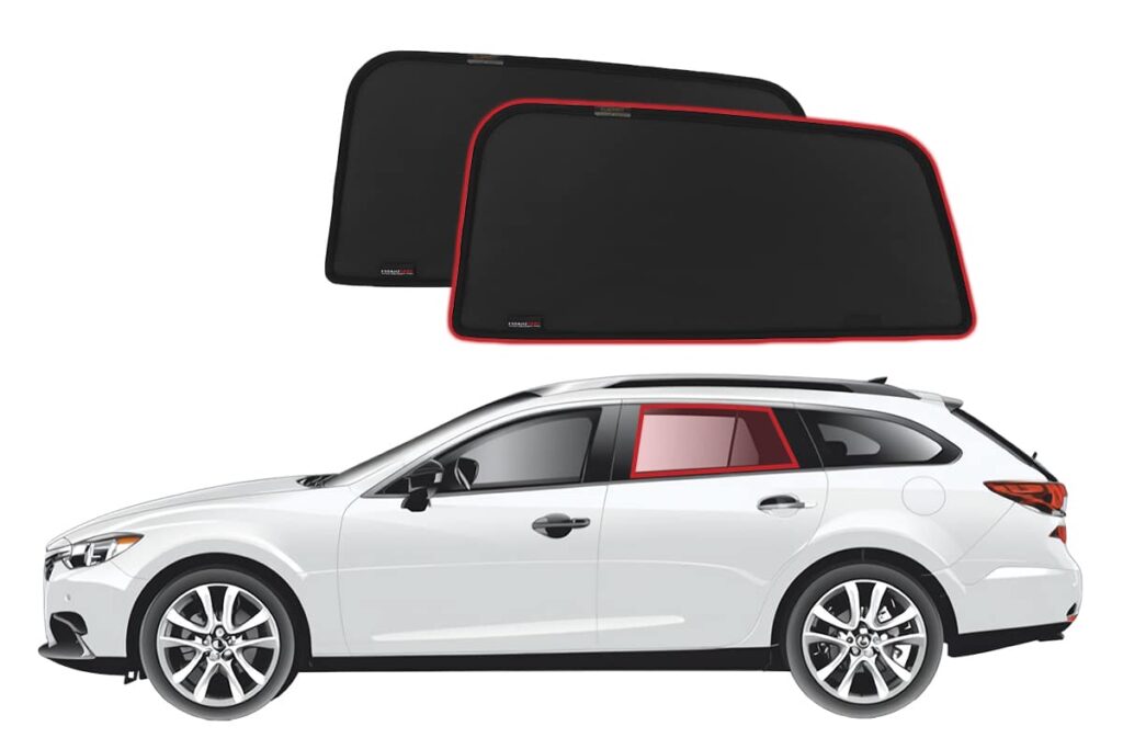 Mazda 6/Atenza Wagon 3rd Generation Car Rear Window Snap Shades (GJ1/GL ...