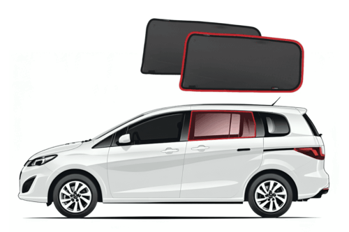 Mazda 5/Premacy 3rd Generation Car Rear Window Shades (CW; 2010-2018)* - Image 1