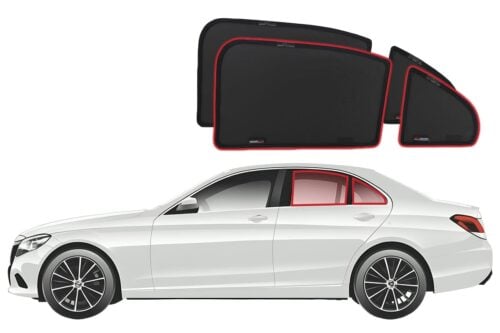 Mercedes-Benz C-Class Sedan 4th Generation Car Rear Window Shades (W205; 2014-2021)* - Image 1