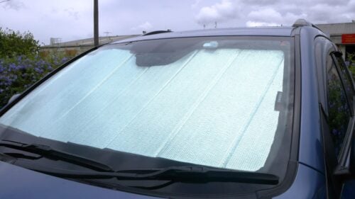 Mercedes-Benz C-Class Sedan/Wagon 4th Generation Front Windscreen Sun Shade (W205; 2014-2021) - Image 2