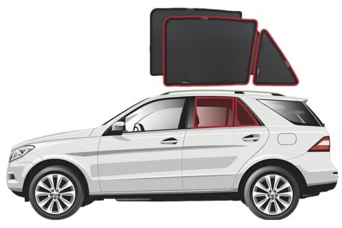 Mercedes-Benz M-Class/GLE SUV 3rd Generation Car Rear Window Shades (W166; 2011-2019)* - Image 1