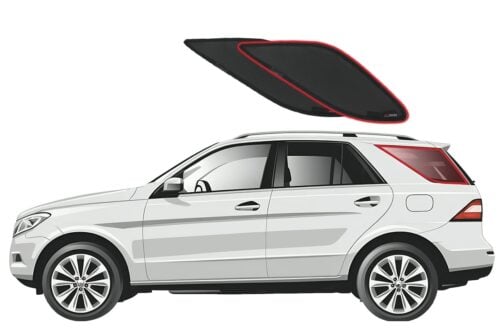 Mercedes-Benz M-Class/GLE SUV 3rd Generation Port Window Shades (W166; 2011-2019)
