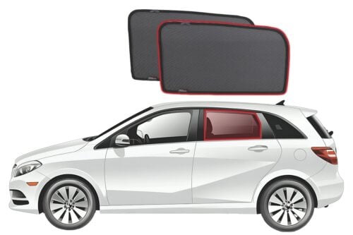 Mercedes-Benz B-Class 2nd Generation Car Rear Window Shades (W246; 2012-2018) - Image 1