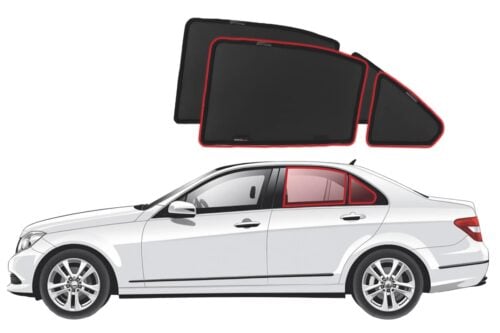 Mercedes-Benz C-Class Sedan 3rd Generation Car Rear Window Shades (W204; 2007-2014)* - Image 1