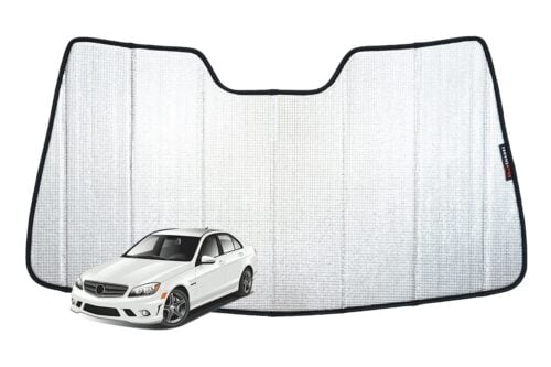 Mercedes-Benz C-Class Sedan/Wagon 3rd Generation Front Windscreen Sun Shade (W204; 2007-2014) - Image 1