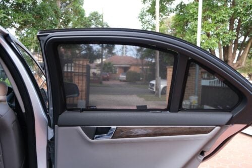 Mercedes-Benz C-Class Sedan 3rd Generation Car Rear Window Shades (W204; 2007-2014)* - Image 4