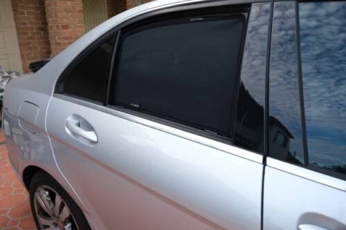 Mercedes-Benz C-Class Sedan 3rd Generation Car Rear Window Shades (W204; 2007-2014)* - Image 3