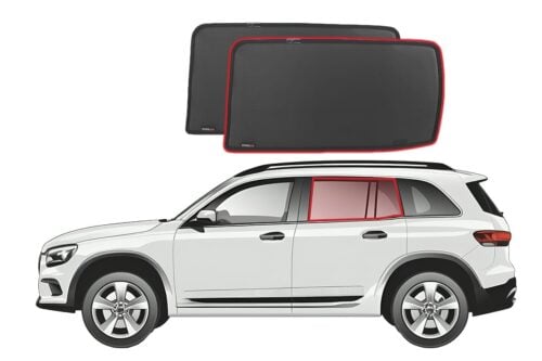 Mercedes-Benz GLB/EQB Car Rear Window Shades (X247/X243; 2019-Present) - Image 1