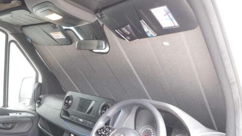 Mercedes-Benz Sprinter/eSprinter | Freightliner Sprinter 3rd Generation Front Windscreen Sun Shade (907/910/VS30; 2018-2024) - Image 3
