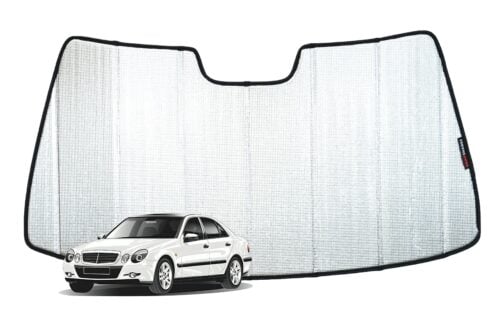 Mercedes-Benz E-Class Sedan/Wagon 3rd Generation Front Windscreen Sun Shade (W211; 2002-2009) - Image 1