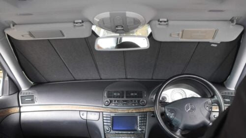 Mercedes-Benz E-Class Sedan/Wagon 3rd Generation Front Windscreen Sun Shade (W211; 2002-2009) - Image 3