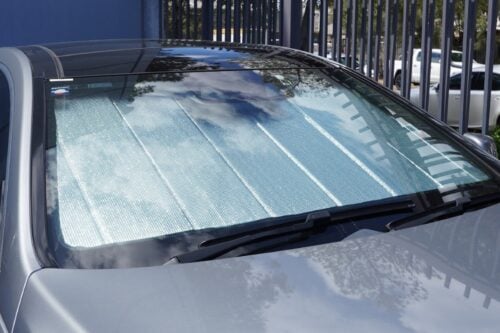 Mercedes-Benz E-Class Coupe/Convertible 4th Generation Front Windscreen Sun Shade (C207/A207; 2010-2017) - Image 2