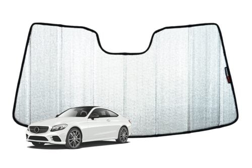 Mercedes-Benz C-Class Coupe/Convertible Front Windscreen Sun Shade (C205/A205; 2015-2023) - Image 1