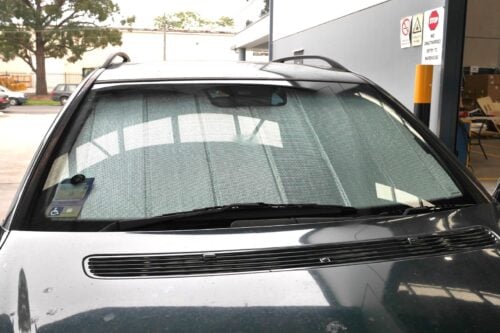 Mercedes-Benz C-Class Coupe/Convertible Front Windscreen Sun Shade (C205/A205; 2015-2023) - Image 2