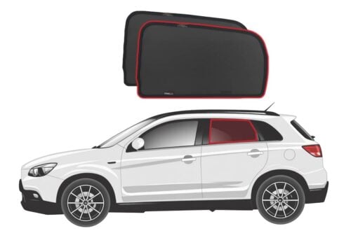 Mitsubishi ASX 1st Generation/Outlander Sport 3rd Generation | Citroen C4 Aircross | Peugeot 4008 Car Rear Window Shades (2010-Present) - Image 1