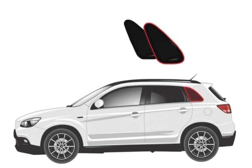 Mitsubishi ASX 1st Generation/Outlander Sport 3rd Generation | Citroen C4 Aircross | Peugeot 4008 Port Window Shades (2010-Present)