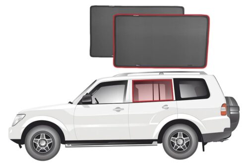 Mitsubishi Pajero/Montero/Shogun 4th Generation Car Rear Window Shades (V80; 2007-2021) - Image 1
