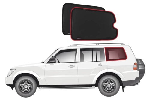 Mitsubishi Pajero/Montero/Shogun 4th Generation Port Window Shades (V80; 2007-2021)