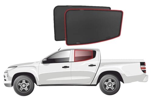 Mitsubishi Triton/L200/Strada 5th Generation | FIAT Fullback | RAM 1200 Car Rear Window Shades (2015-2024) - Image 1