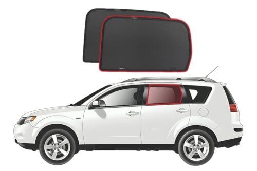 Mitsubishi Outlander 2nd Generation | Peugeot 4007 | Citroen C-Crosser Car Rear Window Shades (CW/XG/XH; 2006-2012) - Image 1