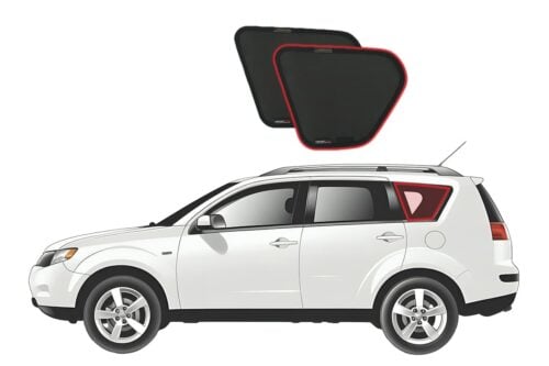 Mitsubishi Outlander 2nd Generation | Peugeot 4007 | Citroen C-Crosser Port Window Shades (CW/XG/XH; 2006-2012)
