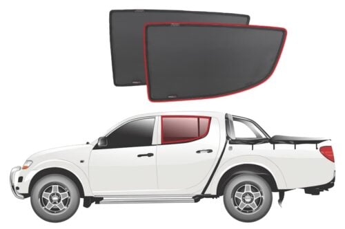 Mitsubishi Triton/L200 4th Generation Car Rear Window Shades (2006-2015) - Image 1