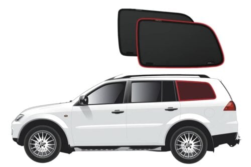 Mitsubishi Challenger/Pajero Sport/Montero Sport/Nativa/Pajero Dakar (same size Port Windows) Port Window Shades (PB/PC Series; 2008-2016)